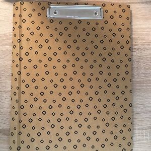 Legal pad holder with clip board